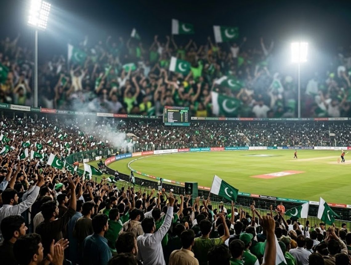 PSL cricket match stadium Pakistan fans