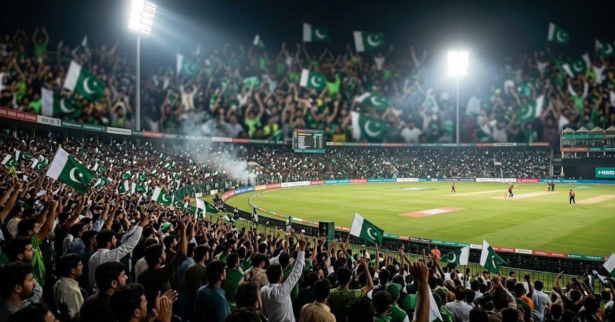 PSL cricket match stadium Pakistan fans