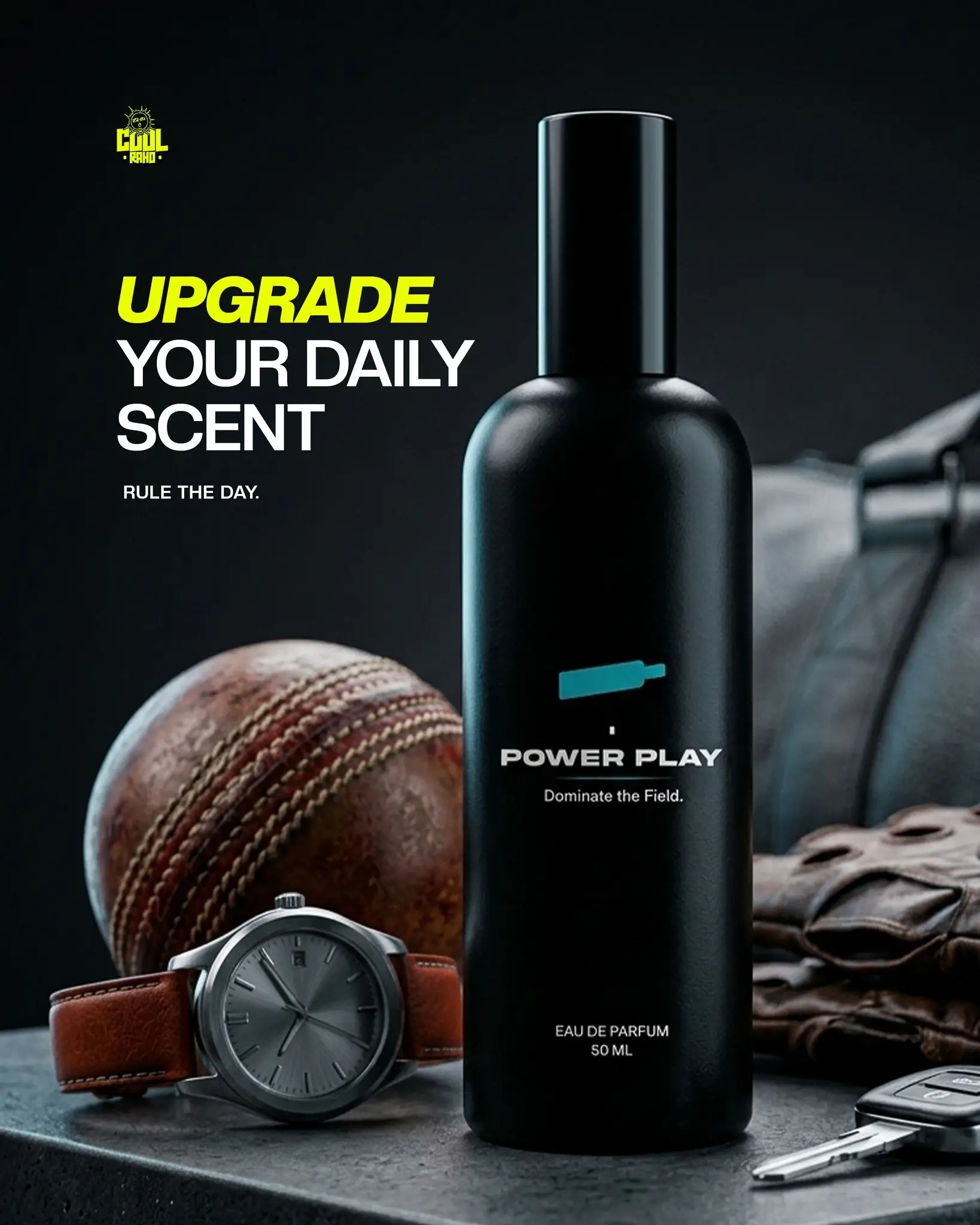 Your routine doesn't stop, and neither should your scent.  Power Play built for active lifestyles; it delivers performance at every drop. Experience the difference with Pakistan's First Sports Fragrance Brand.