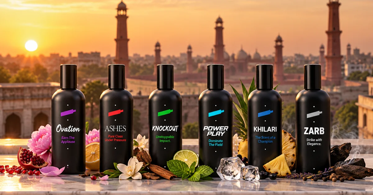 Scentury perfume gift sets featuring Ashes, Knockout, Ovation, Zarb, Powerplay and Tuk Tuk perfumes